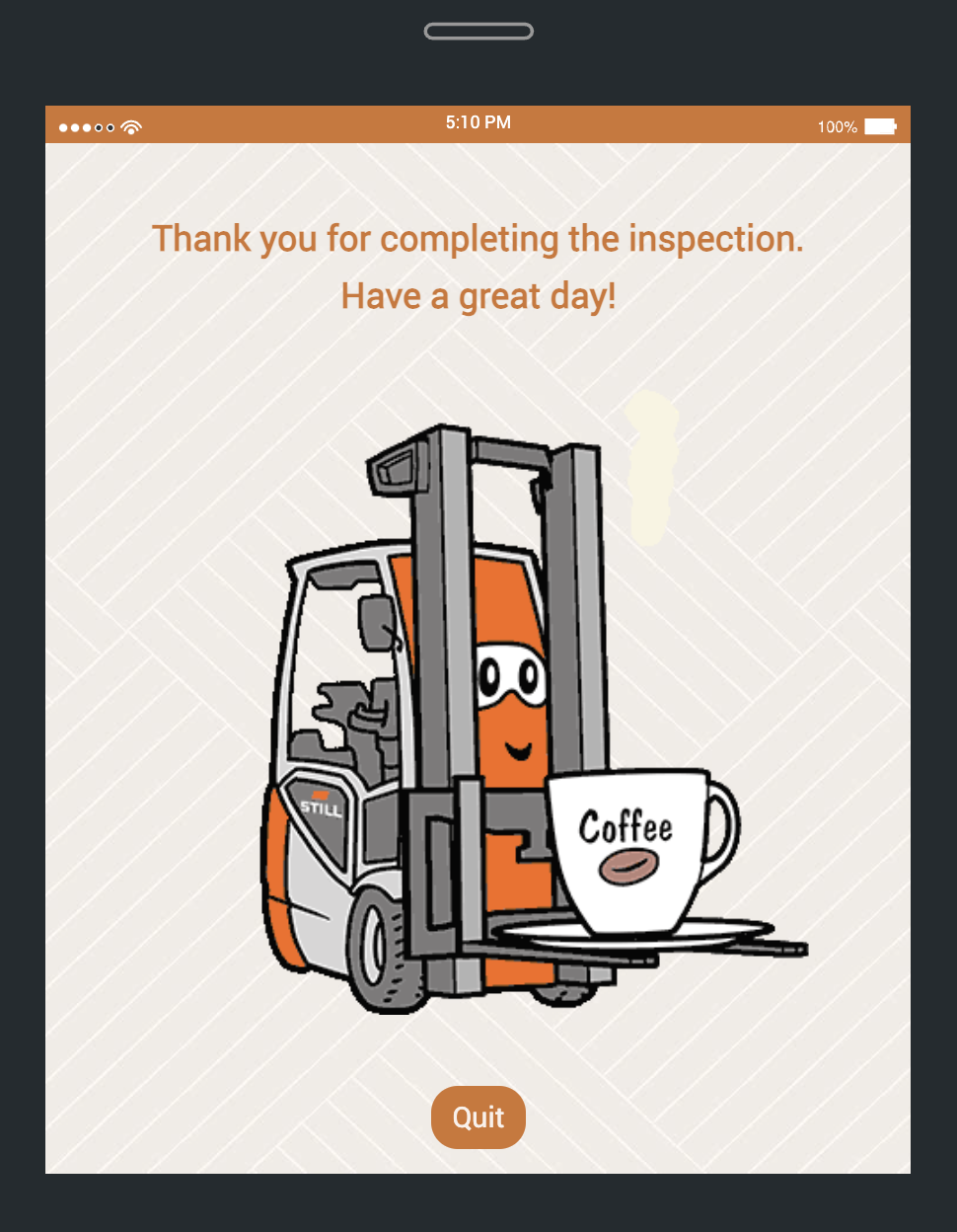 Forklift Inspection Form 3