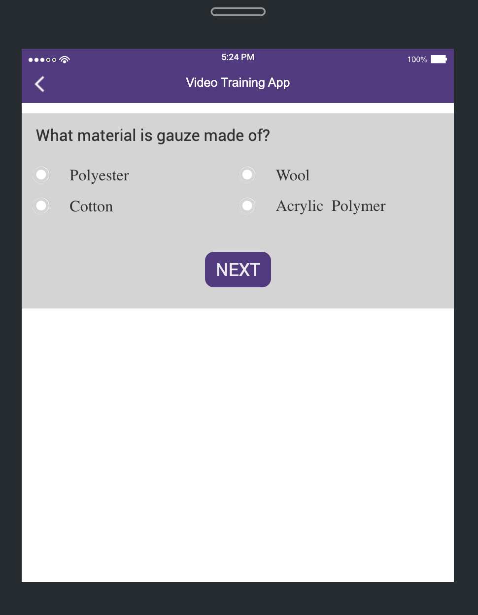 Video Training App 2